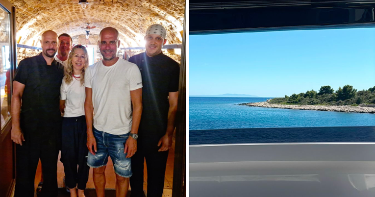 Pep Guardiola uživa s obitelji u Hrvatskoj, kći mu se pohvalila fotkama s jahte