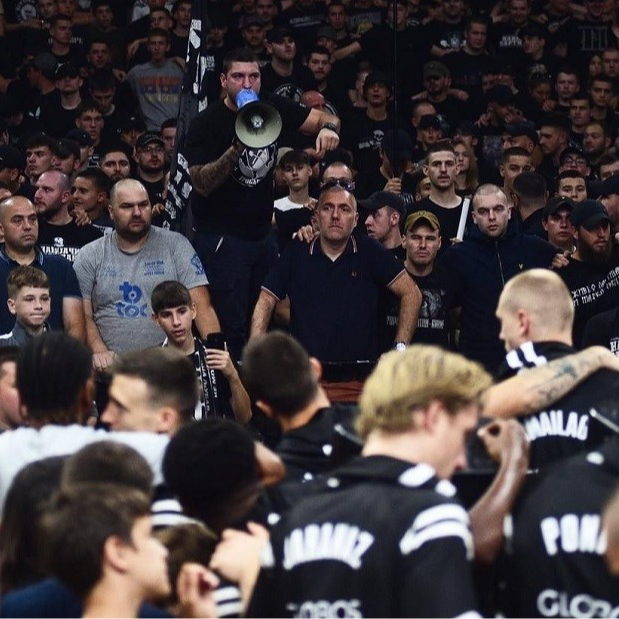 Vođa Grobara preko megafona Obradoviću i igračima: "Da slučajno niste igrali!"