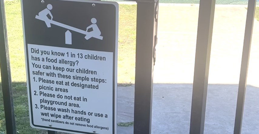 Znak upozorenja u parku izazvao raspravu: "Zašto djeca moraju patiti zbog manjine?"