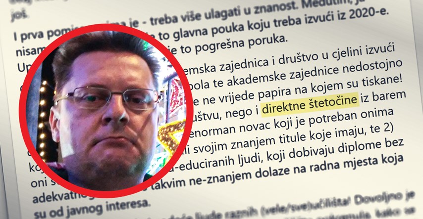 Hrvatski fizičar Vinković o potresu i koroni: Pola akademske zajednice su štetočine