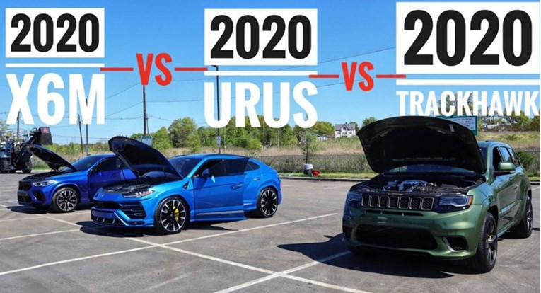 VIDEO Traži se najbrži SUV: Lamborghini vs BMW vs Jeep