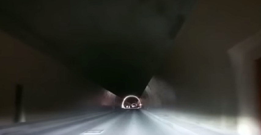 VIDEO Pogledajte vožnju do omiškog mosta. Ide se kroz ogroman tunel