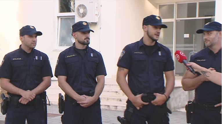 Zadarski policajci spasili obitelj iz zapaljene kuće: Natopili smo ručnike i krenuli