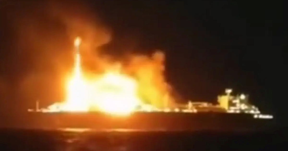 VIDEO Širi se snimka. Navodno gori ruski tanker u Sredozemnom moru