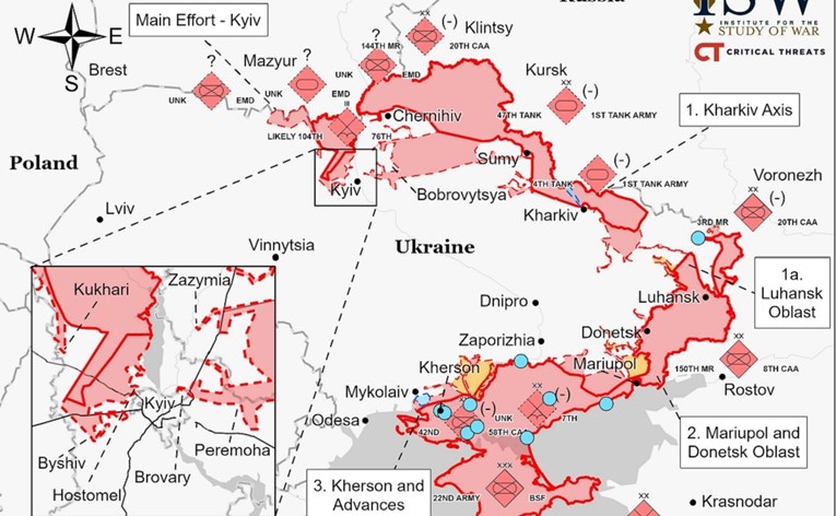 Institut za rat: Ukrajina je izvela veliki protunapad. Gomilaju se problemi Rusije