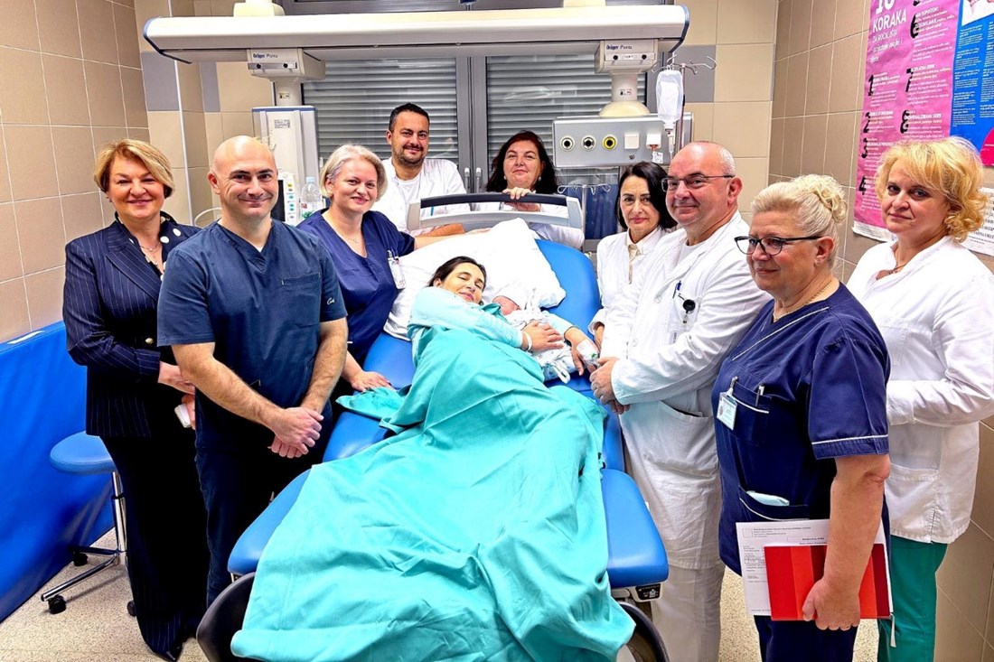 Blaž je tisućita beba rođena u zabočkom rodilištu ove godine