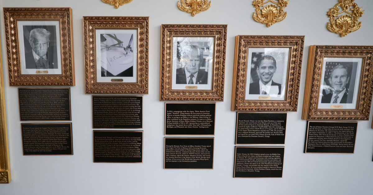 Trump u Bijeloj kući postavio "stazu slavnih". Obamu nazvao "Barack Hussein Obama"