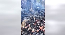 VIDEO Objavljena snimka potpuno izgorjele kuće u Zatonu
