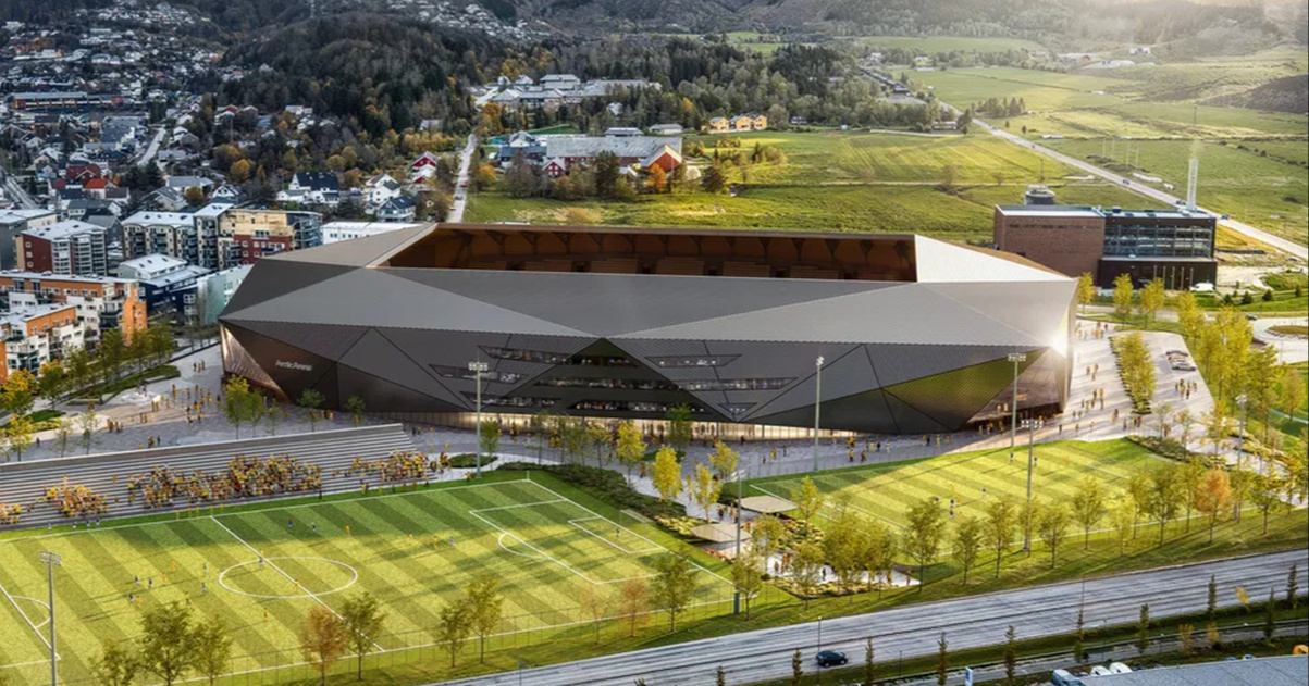 Bodo/Glimt gradi novi stadion od 110 milijuna eura. Pogledajte kako će izgledati