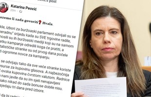 Radnička fronta ne ide u sabor, javila se Katarina Peović
