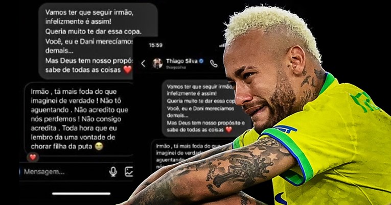 Neymar objavio dopisivanje igrača Brazila nakon Hrvatske. Uništeni su 