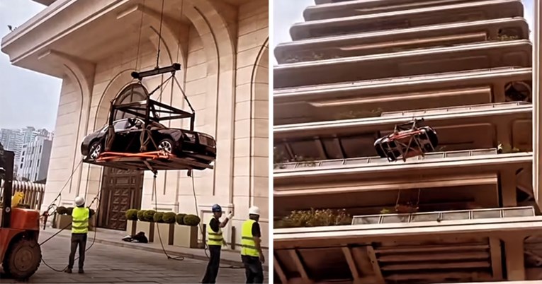VIDEO Pogledajte kako je kineski bogataš "parkirao" Rolls Royce na 44. kat nebodera