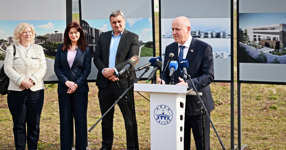 Osijek dobiva novi KBC. Država darovala zemljište vrijedno 12 milijuna eura