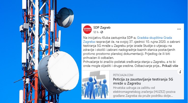 SDP obrisao post s Fejsa u kojem su tražili zaustavljanje testiranja 5G mreže
