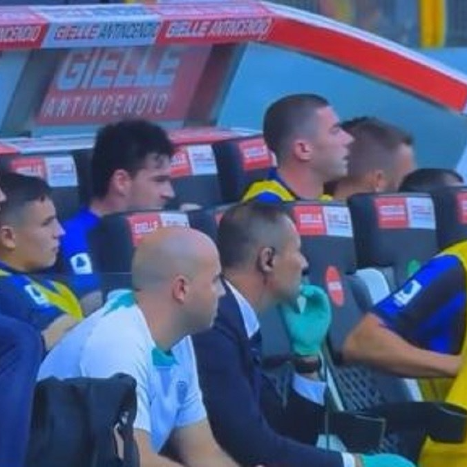 Interov as zamijenjen u 30. minuti. Pogledajte kako razbija zbog toga