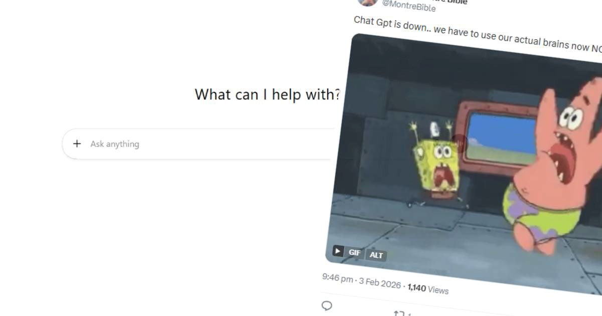 Ljudi se sprdaju s padom Chat GPT-a: "Sada moramo koristiti mozak"