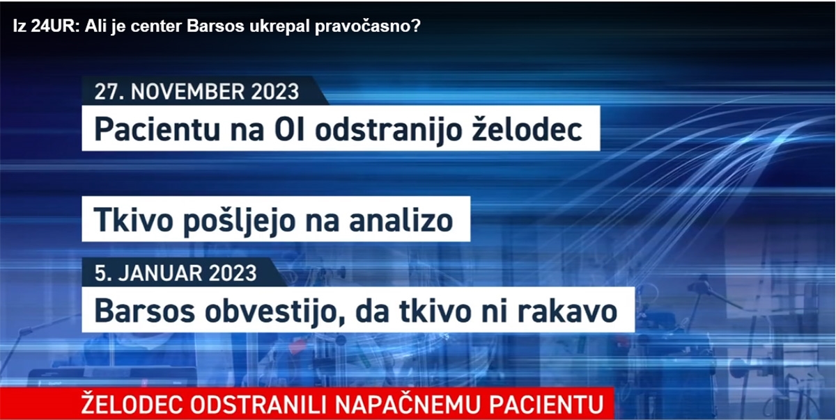 Slovenski liječnici izvadili želudac zdravom muškarcu. Pomiješali uzorke