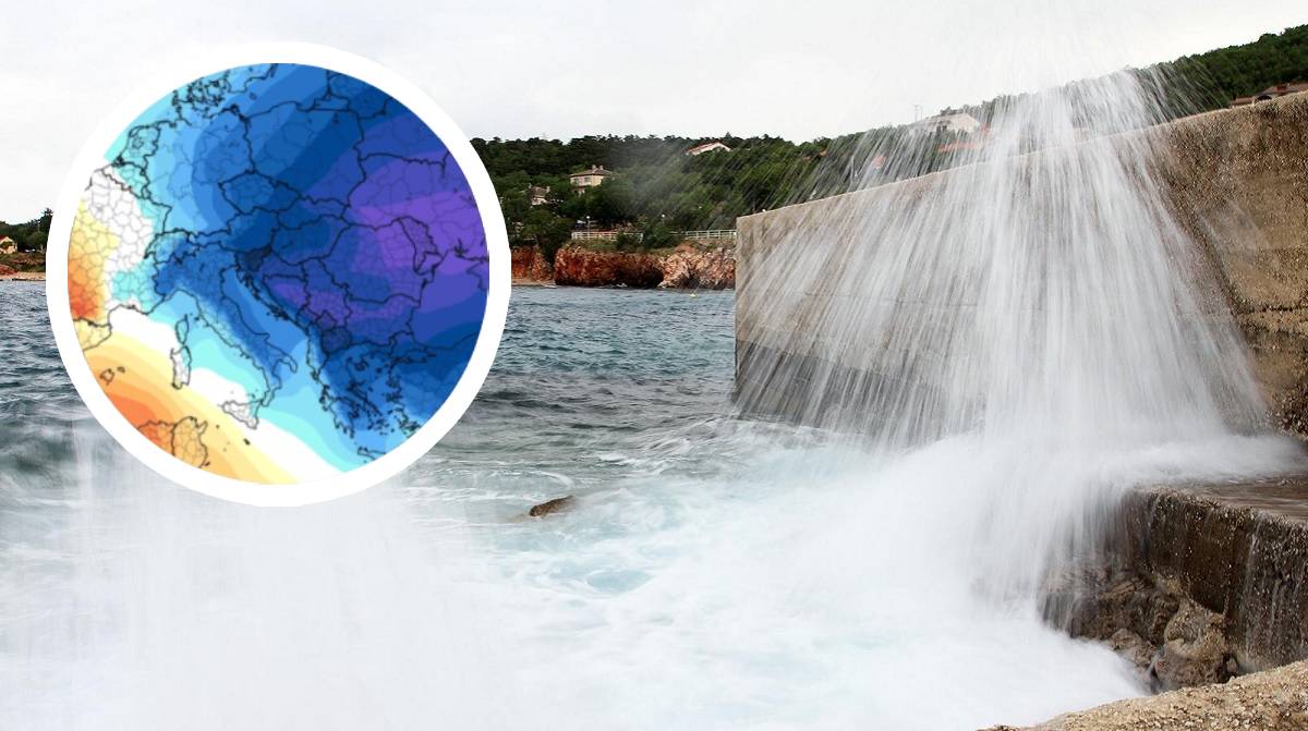 Neki otoci odsječeni, stiže nagla promjena. DHMZ objavio posebno priopćenje