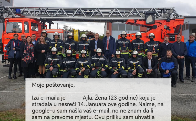 Ajla iz BiH poslala emotivno pismo vatrogascima iz Nove Gradiške: "Pamtim sve..."