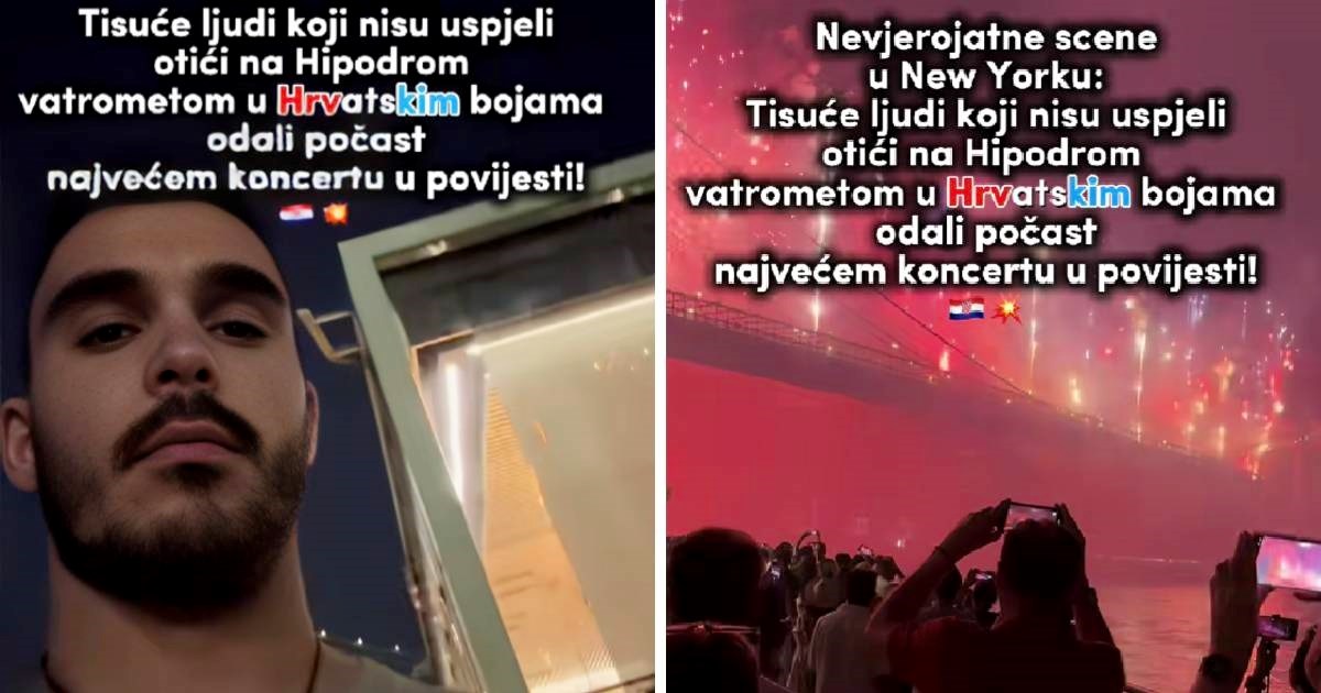 Pop s TikToka pokazao vatromet u New Yorku, našalio se: "Počast najvećem koncertu"