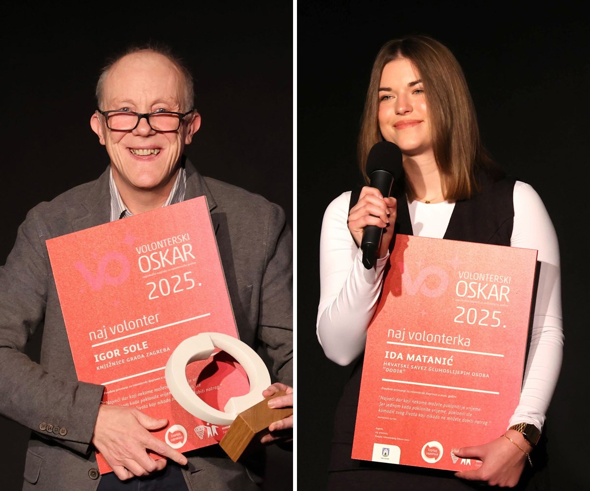 Igor Sole i Ida Matanić dobitnici glavnih Volonterskih Oskara