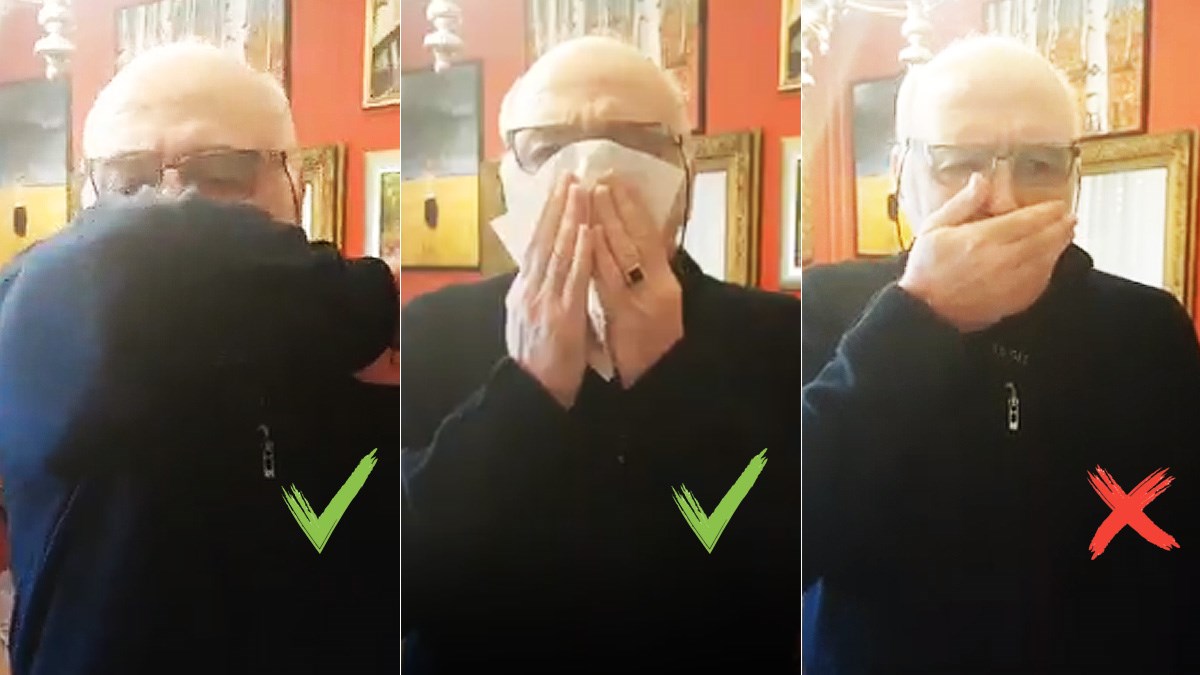 VIDEO Stavite li na lice šaku ili lakat kad kašljete? Pogledajte što je ispravno