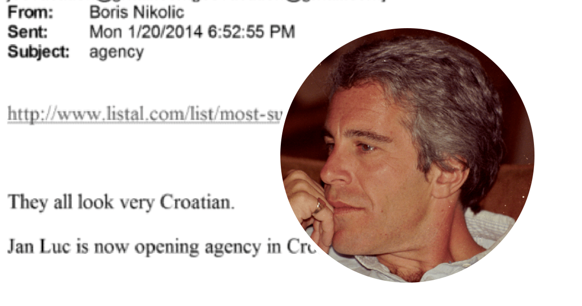 Nikolić Epsteinu nudio hrvatske modele. Spominje se i Mia Kovačić