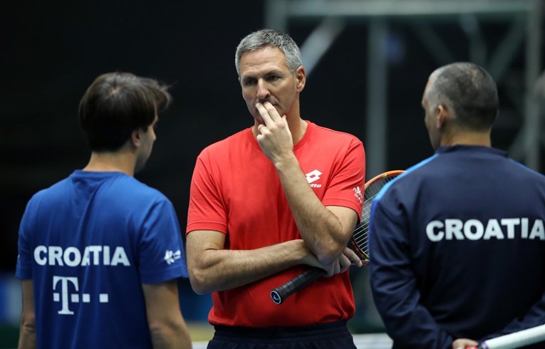 Izbornik Davis Cup reprezentacije: Podloga je brža nego što smo željeli
