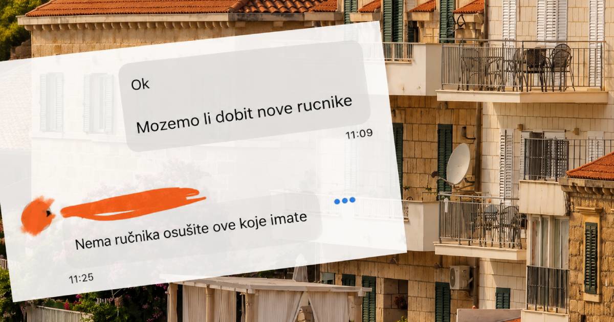 Rasprava zbog ručnika u apartmanu na hrvatskoj obali, gost: "Je li ovo normalno?"