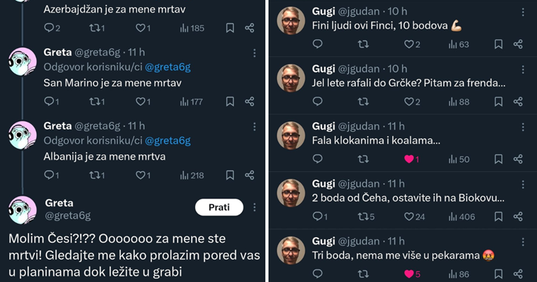Komentari Hrvata na Twitteru tijekom glasanja stručnih žirija bili su urnebesni