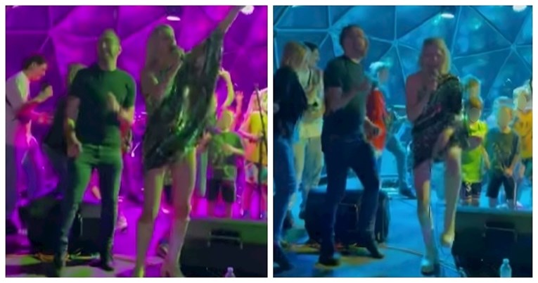 VIDEO Tomislav Tomašević plesao na bini uz Lollobrigidu na zatvaranju Burger festa