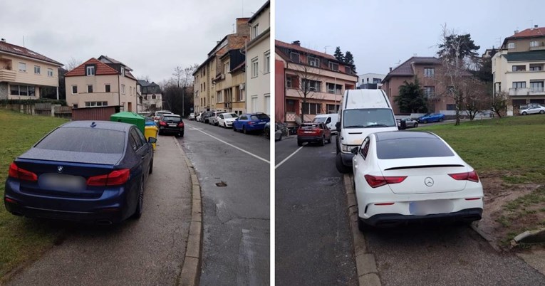 Pogledajte kako ljudi parkiraju u zagrebačkom kvartu: "Bezobrazluk"