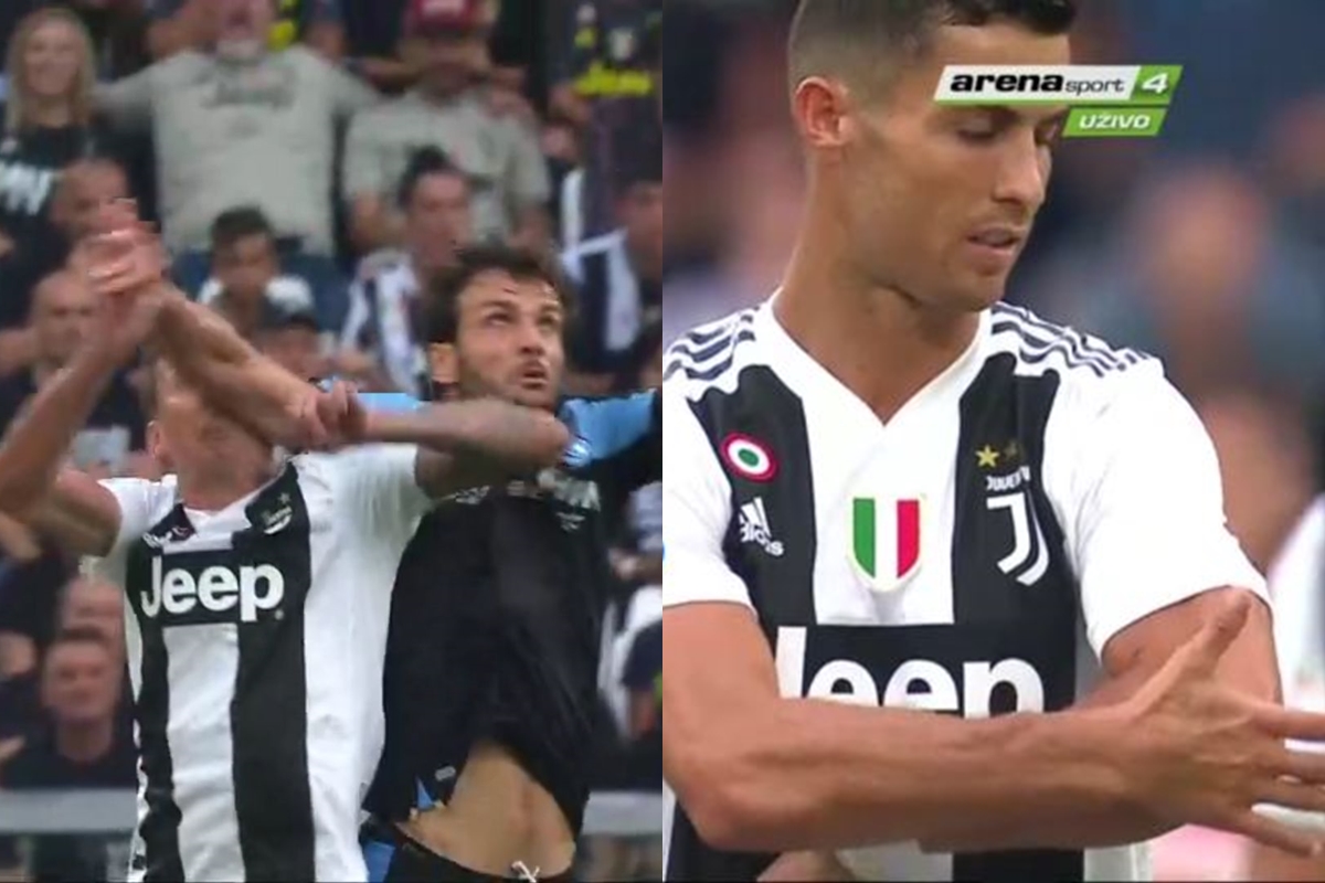 Pogledajte kako je Ronaldo tražio pravdu za Mandžukića