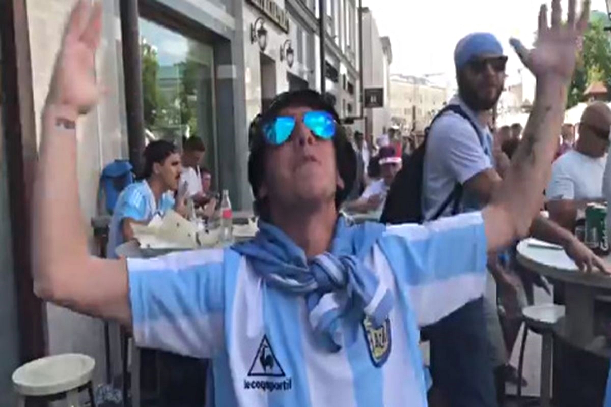 Pogledajte kakvu su atmosferu napravili Argentinci u Kazanu
