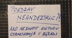 Poruka susjedima u Splitu postala hit na Fejsu: "Pozdrav neandertalci..."