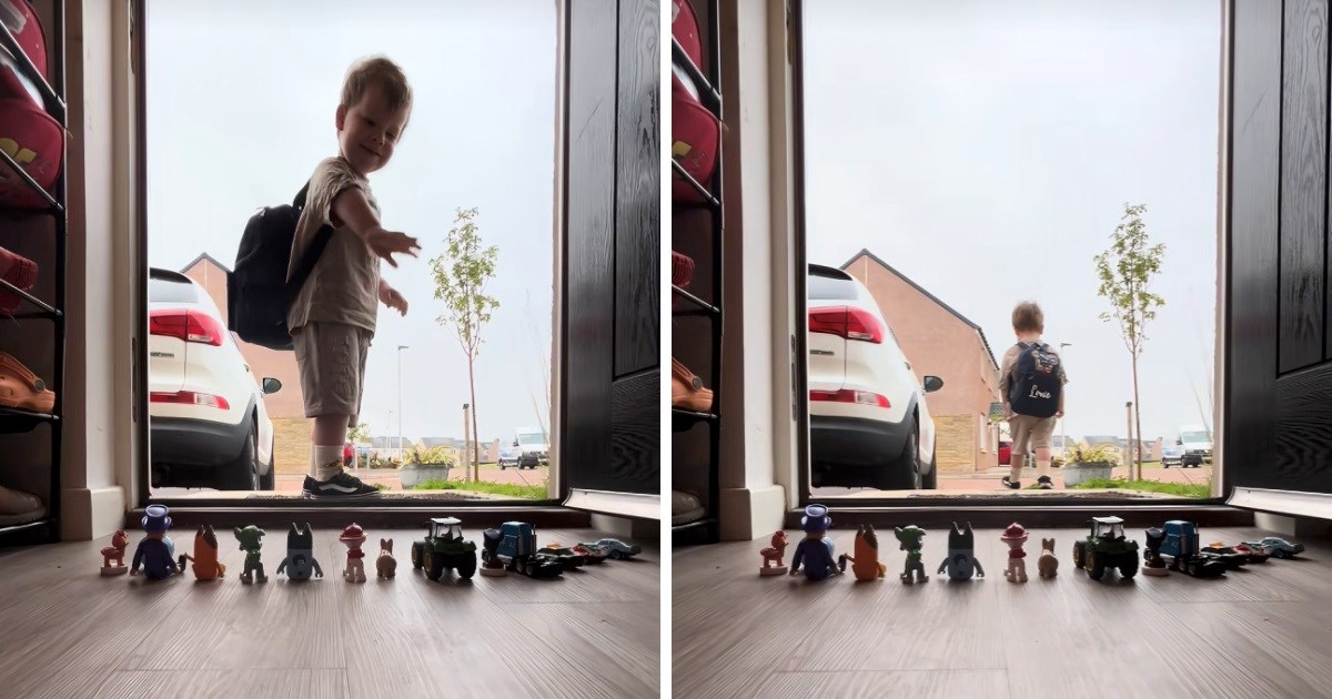 Mama sinu pripremila odlazak u vrtić za pamćenje, sve igračke su ga "pozdravile"