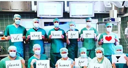 "Mi smo na poslu zbog vas": Snažne fotke iz bolnica uvjerit će vas da ostanete doma