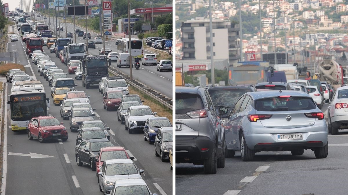 FOTO Potpuno paraliziran promet u Splitu