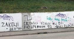 Grafit u Splitu: Zakolji četnika, izvadi mu oči jer na Pujankama to nije zločin