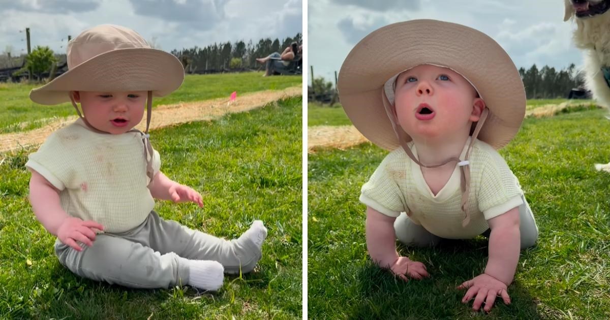 Devetomjesečna beba odrasta uz dva psa, mama podijelila video u kojem ih oponaša