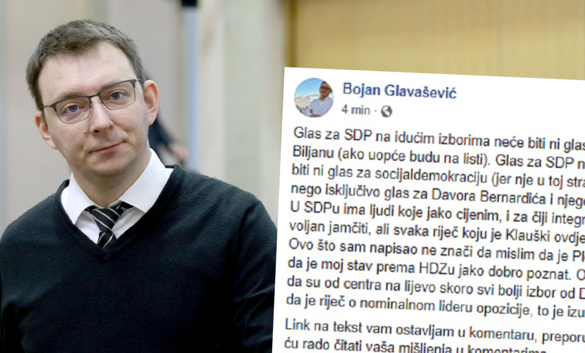 Glavašević napao Bernardića