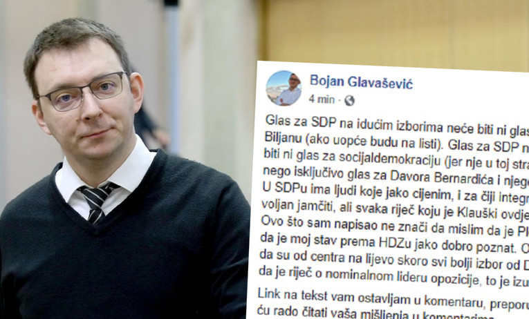Glavašević napao Bernardića