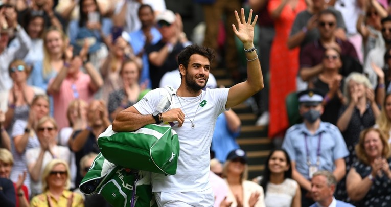 Matteo Berrettini je prvi finalist Wimbledona