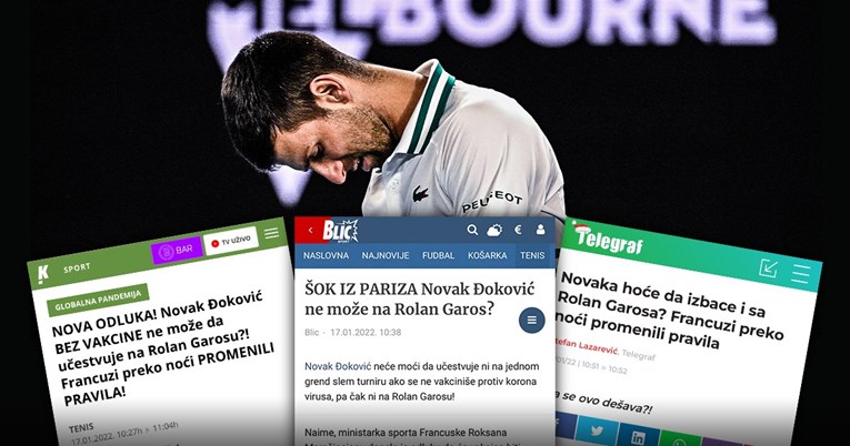 Srpski mediji: Šok iz Pariza! Đokovića žele izbaciti s Roland Garrosa