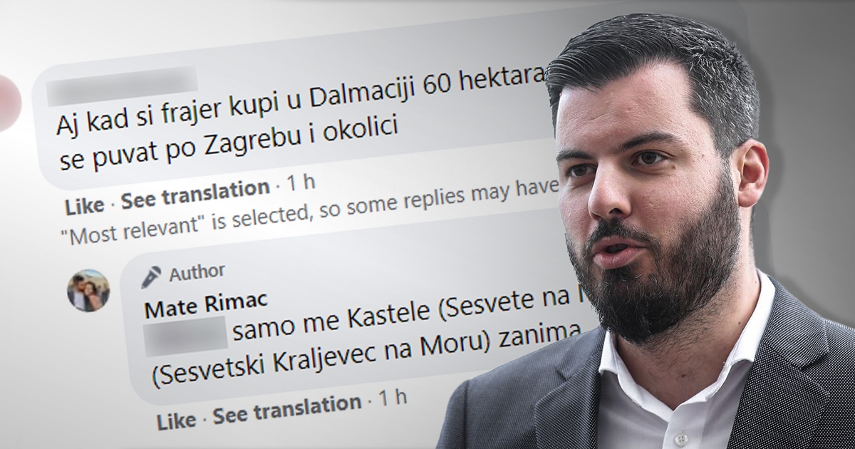 Rimčev odgovor na komentar da pokuša kupiti zemlju u Dalmaciji je hit