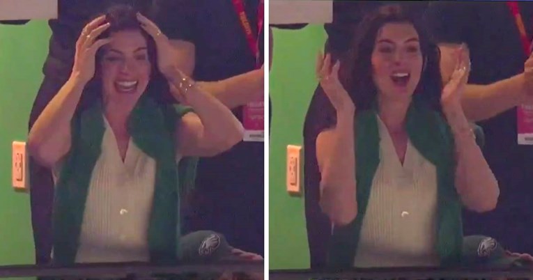 Anne Hathaway postala hit na internetu zbog snimke navijanja na Super Bowlu