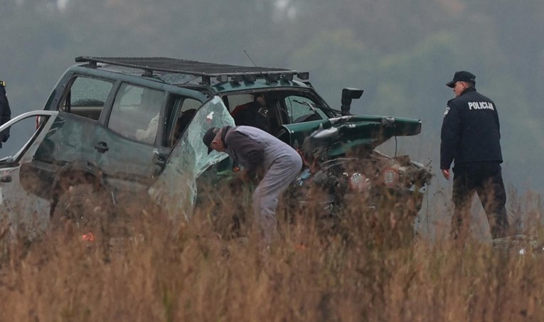 FOTO Ovako izgleda Banožićev terenac nakon sudara