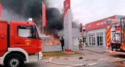 VIDEO Veliki požar u Virovitici, gori automehaničarska radnja