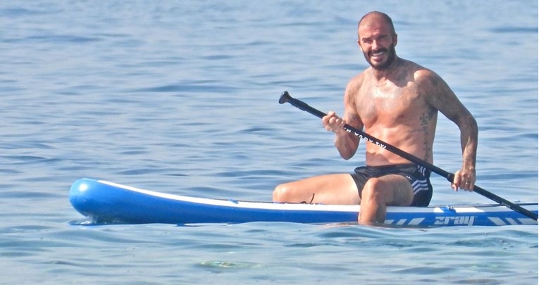 FOTO Beckhamovi su još uvijek u Hrvatskoj, uživaju u moru kod Lopuda