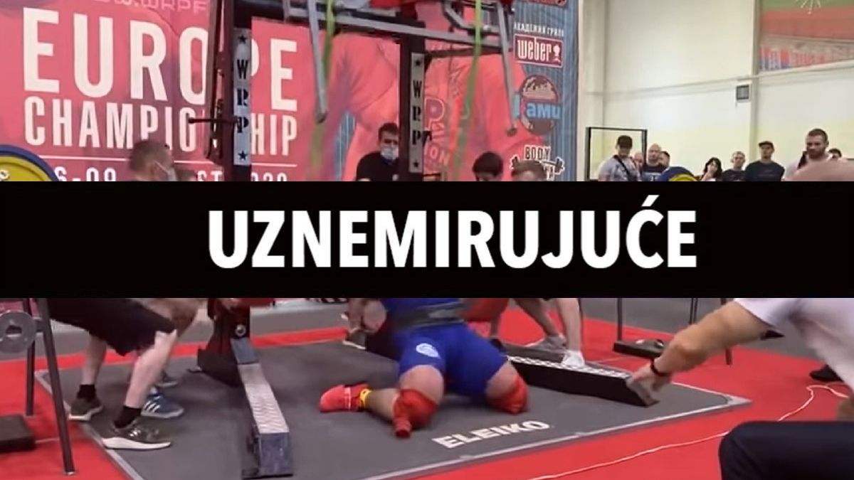 Uznemirujući video: Dizaču utega pukla oba koljena kad je pokušao podići 400 kg